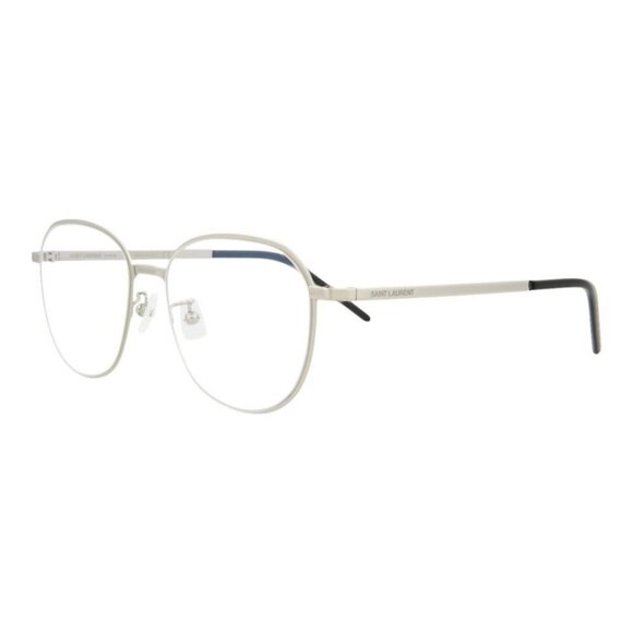 Saint Laurent Unisex Round/Oval Silver Silver Transparent Fashion Designer - Picture 2 of 4